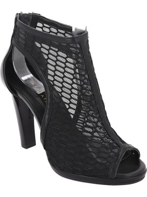 Marcamiss Siyah Platform Topuk Kadın Ayakkabı MRC526