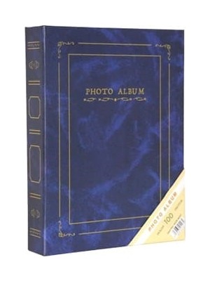 Aledo 15x21cm 100’LÜK Ciltbezli Fotoğraf Albümü 689106-MAVI