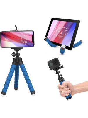 Onyo ONY03 3'lü Esnek Tripod Mavi