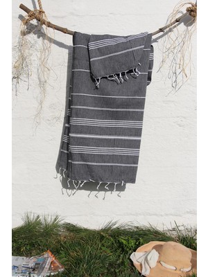 Baveno  Pamuklu 100 x 180 cm Peştemal Plaj Havlusu Jakarlı