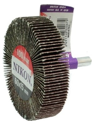 Nikon Saplı Mob Fırfır Zımpara Mop Keçe Zımpara 60 x 30 MM-100 Kum