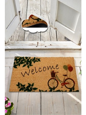 Chilai Home Coco Wheel Doğal Koko Paspas,Kıl Kapı Önü Paspası