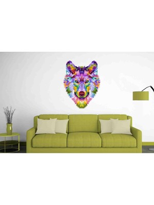 Kt Decoration Asil Kurt Sanatsal Duvar Sticker