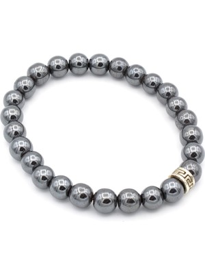 Murty99 Doğal Hematit Taşı Bileklik 001