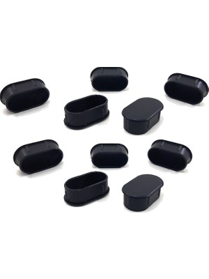 Adem Koç Plastik Iç Elips Profil Papucu Sandalye Papucu Okul Sırası Papucu (10 Adet)