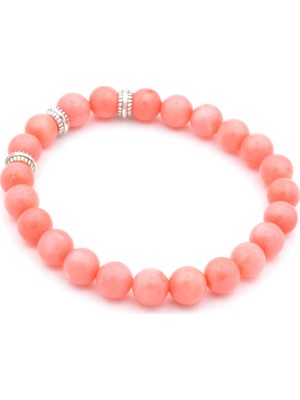 Murty99  Doğal Pembe Mercan Bileklik