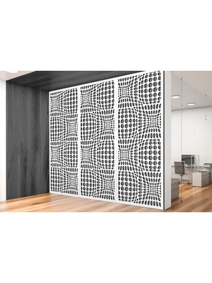 Liar Ahşap Seperatör (Paravan) - KSP-106 - (18 mm) - (85 cm x 210 cm) - (Beyaz)