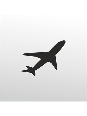 Technopa Folyo Sticker Uçak 40 cm Uzunluk