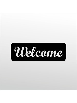 Technopa Folyo Sticker Hoşgeldiniz 70 cm Uzunluk