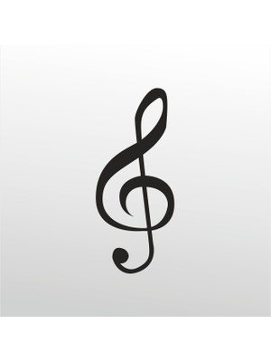 Technopa Folyo Sticker Sol Notası 100 cm Uzunluk