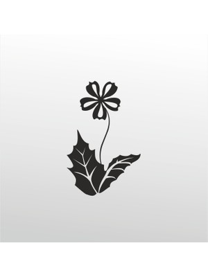 Technopa Folyo Sticker Yapraklı Çiçek 60 cm Uzunluk