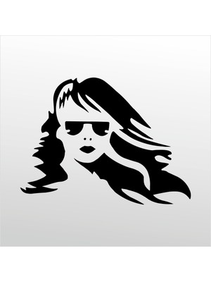 Technopa Folyo Sticker Rüzgar Kızı 90  cm Uzunluk