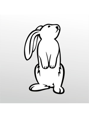 Technopa Folyo Sticker Tavşan 102 40 cm Uzunluk