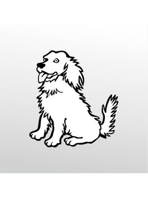 Technopa Folyo Sticker Sevimli Köpek 130 cm Uzunluk