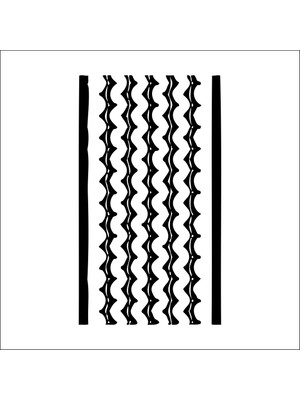 Technopa Oto Lastik İzi Folyo Sticker 6 30 cm Uzunluk