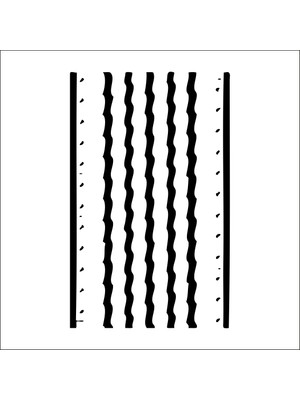 Technopa Oto Lastik İzi Folyo Sticker 10 130 cm Uzunluk