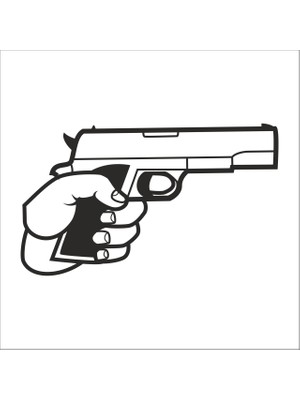 Technopa Silahlar Folyo Sticker 6 70 cm Uzunluk