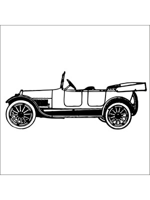 Technopa Klasik Otomobil Folyo Sticker 20 130 cm Uzunluk