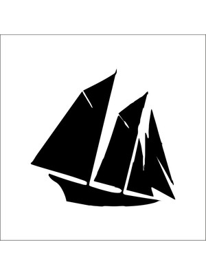 Technopa Yelkenli Tekne Folyo Sticker 27 130 cm Uzunluk