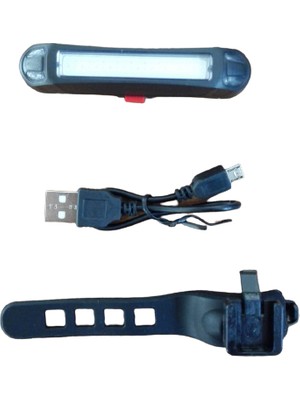 Quan Hu Bisiklet 5 Fonksiyonlu Lamba (Usb Şarjlı)