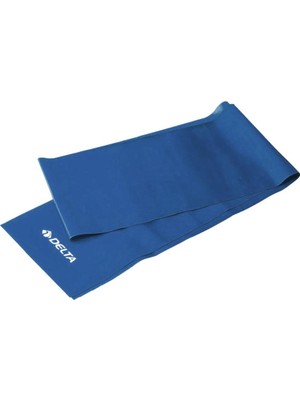 Delta Pilates Bandı Tam Sert 120 x 15 Cm Egzersiz Direnç Lastiği (Uç Kısmı Açık)