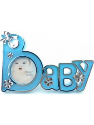 Hayaller Dükkanı 20 Adet Çerçeve Baby Yazılı Mavi P1
