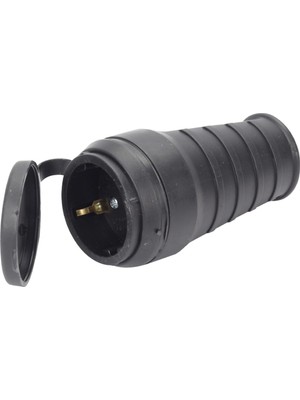 NE-AD 1X16A Kauçuk Seyyar Priz NEA4002