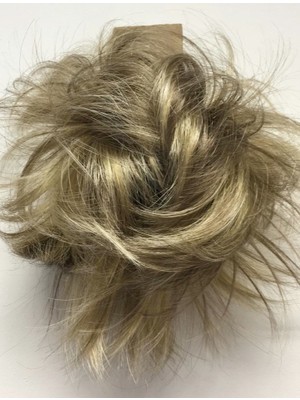 Prenses Peruk Küllü Kumral Işıltılı Pratik Telli Topuz Tokası