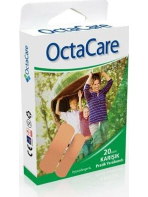 Octacare  20 Adet Karışık Pratik Yarabandı