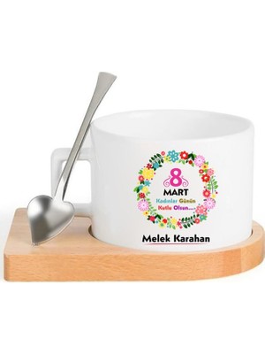 Nil Hediye 8 Mart Dünya Kadınlar Günü Fincan Seti