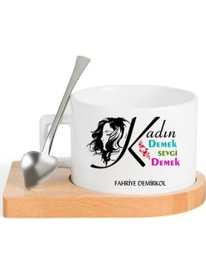 Nil Hediye 8 Mart Dünya Kadınlar Günü Fincan Seti