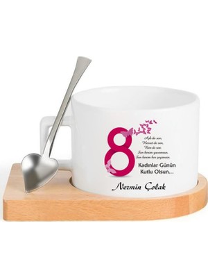 Nil Hediye 8 Mart Dünya Kadınlar Günü Fincan Seti