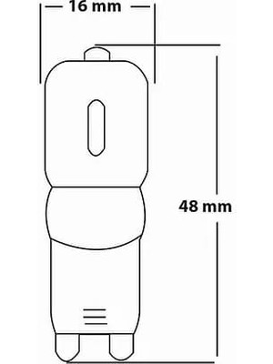 Braytron G9 Dim LED Ampül 3 W 20 W Beyaz Işık BA29-00393