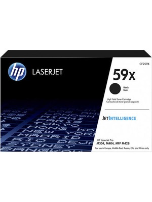 Hp 59X Black Siyah 10.000 Sayfa Yüksek Kapasite Toner CF259X