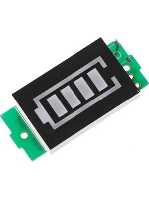 Emay Center Arduino 4s Lityum, Lipo Pil Kapasite Göstergesi Ledli Gösterge 13.2V - 16.8V