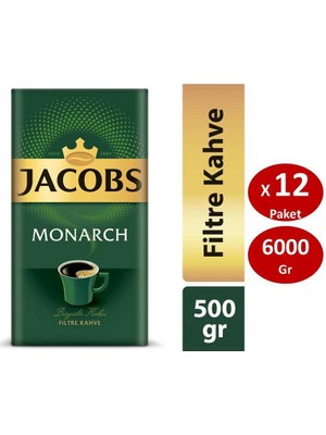 Jacobs Monarch Filtre Kahve 500 gr x 12li Set