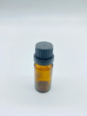 Camgen Cam Amber Şişe Düz Kapak Kör Tıpalı 10 ml 10'lu