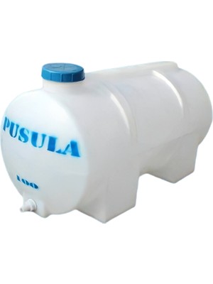 Pusula Polietilen 100 lt Yatay Su Deposu