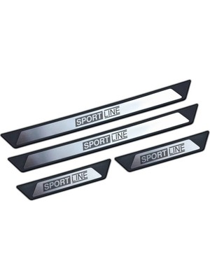 KromGaraj Volkswagen Polo 5 Krom Kapı Eşik Koruması Sport 2014-2017 4 Parça