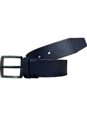 GoDeri  Yumuşak Lacivert 4.5 cm Kot, Spor Kemer