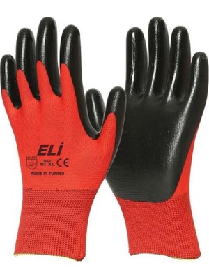 Fafatara Iş Eldiveni Nitril Işçi Eldiveni 12 Çift