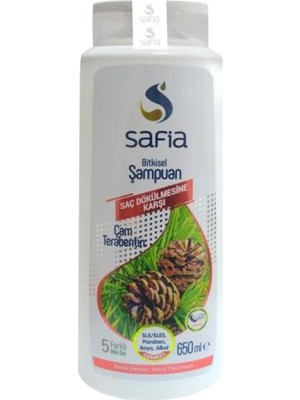 Safia Doğal Şampuan - Çam Terebentin 650 ml