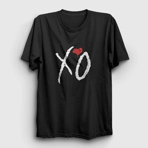 Unisex Siyah Xo The Weeknd T-Shirt