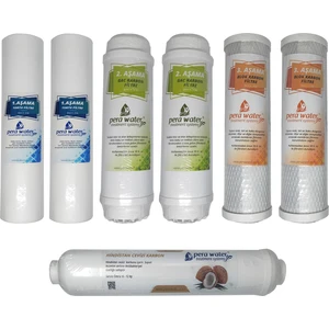 Pera Water Tüm Açık Kasa Su Arıtma Cihazlarına Uygun  7 Li Filtre Set