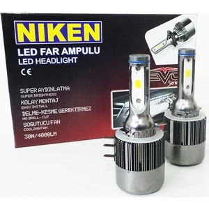 H15 LED Xenon Far Aydınlatma Seti Şimşek Etkili Niken Evo 8000LM