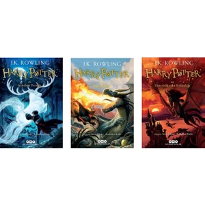Harry Potter: Azkaban Tutsağı - Harry Potter: Ateş Kadehi - Harry Potter: Zümrüdüanka Yoldaşlığı - 3 Kitap