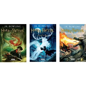 Harry Potter: Sırlar Odası - Harry Potter: Azkaban Tutsağı - Harry Potter: Ateş Kadehi - 3 Kitap