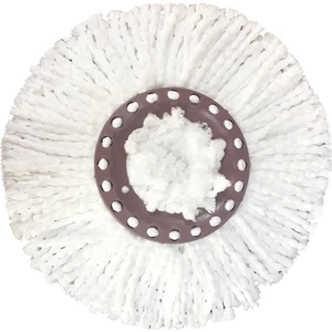 Elden Hırdavat Mikro Fiber Mop Yedeği Yuvarlak Dönerli Paspas Yedek