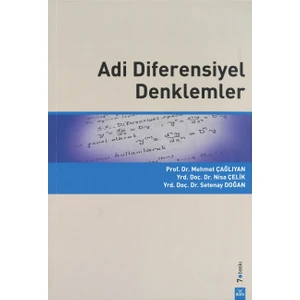 Adi Diferensiyel Denklemler - Mehmet Çağlıyan