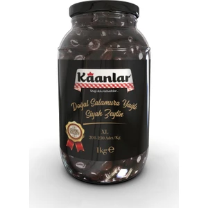 Salamura Yağlı Siyah Zeytin 1 kg